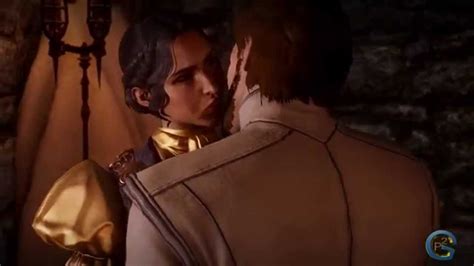 Dragon Age Inquisition Josephine First Kiss Scene Youtube