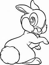 Bambi Thumper Bunny Coloriage Colorir Panpan Lapin Wecoloringpage Imprimez Gratuitement Coloriages sketch template