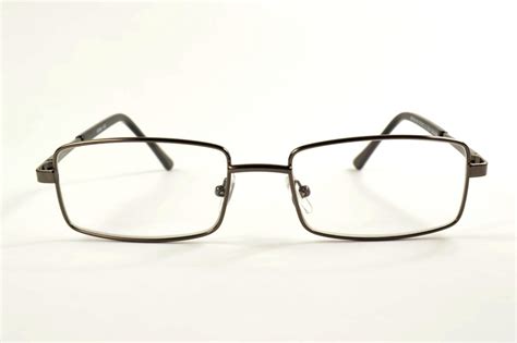 Wide Rectangular Metal Reading Glasses K Eyes