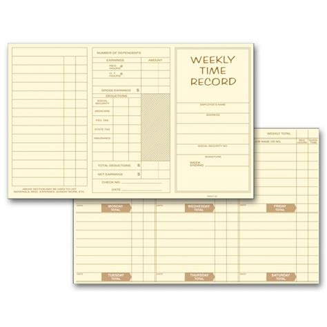 weekly time card template simple time sheet emmamcintyrephotography