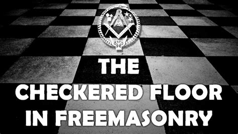 checkered flooring freemason information