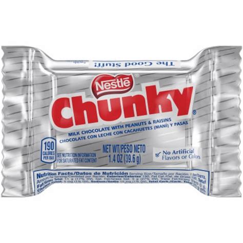 chunky candy bar  oz foods