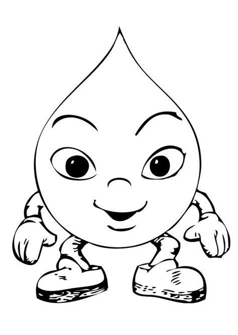 coloring page raindrop img