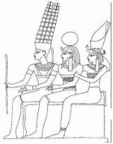 Egizi Colorare Antichi sketch template