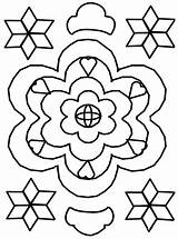 Rangoli Coloring Pages Kids Printable Color Print Bestcoloringpagesforkids Clipart Indian Flower Clipartmag sketch template