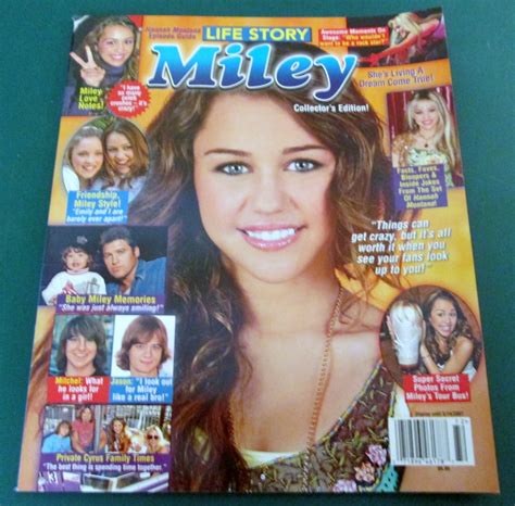 miley cyrus life story collector s edition 2007 full color new and unread
