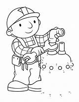Bob Builder Coloring Pages Printable Kids Bestcoloringpagesforkids sketch template
