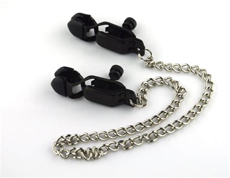 Sex Toys Fetish Nipple Clamps With 30cm Chain Metal Clitoris Stimulator