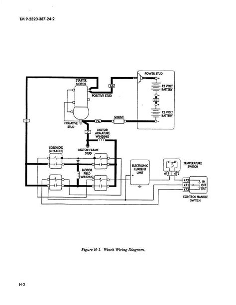 wiring diagram  volt electric winch electric winch electric hoists winch