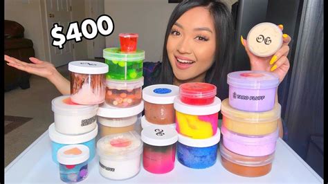 I Spent 400 On Famous Slime Shops So You Dont Have To Youtube