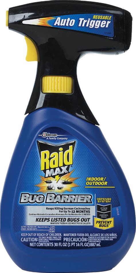 buy raid max bug barrier insect killer  auto trigger  oz