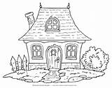 Cottage Clipart Cartoon House Clip Color Watermark Coloring Outline Illustrations Visit Din Cliparts Template Sketch Right Colorat Library Casuta Ro sketch template