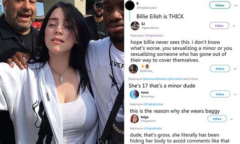 billie eilish fans attack one twitter user for objectifying the singer