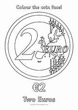 Euro Coloring Coins Teaching Resources Sparklebox sketch template