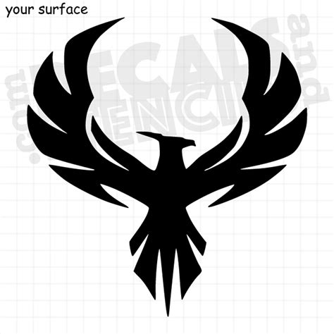 phoenix bird symbol vinyl decal