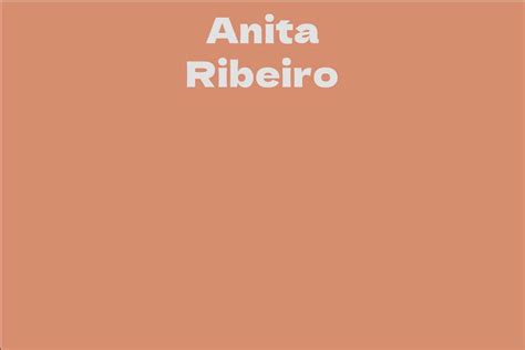 Anita Ribeiro Facts Bio Career Net Worth Aidwiki