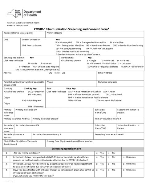 covid  immunization screening  consent form airslate signnow