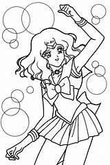 Sailor Neptune Coloring Pages Moon Drawing сэйлор выбрать доску sketch template