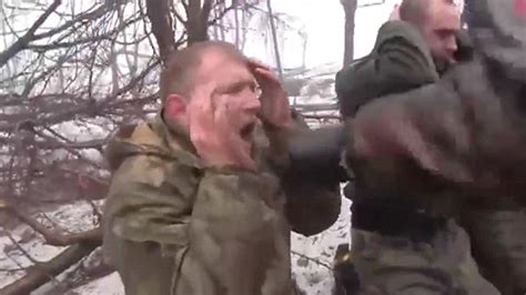 Ukrainian Soldiers Forced To Eat Their Uniform By Russian Separatist