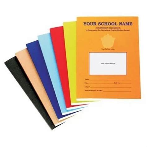 perfect bound student writing notebook  schoolcollege size