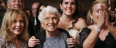 grandma says being a 95 year old bridesmaid was the greatest honor of her life
