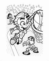 Coloring Basketball Pages Printable Kids Print Colouring Dunk Size Smiling Kid sketch template