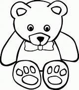 Teddy Bear Coloring Pages Templates Popular sketch template