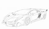 Lamborghini Veneno Drawing Sketch Coloring Pages Paintingvalley Car Template Realistic sketch template