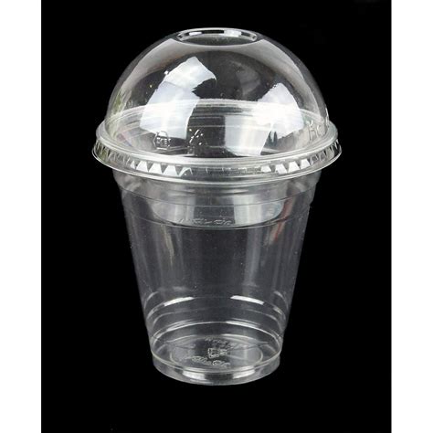 oz clear plastic cups  oz parfait insert lids  piece dessert cups  count dome