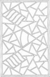 Geometric Shapes sketch template