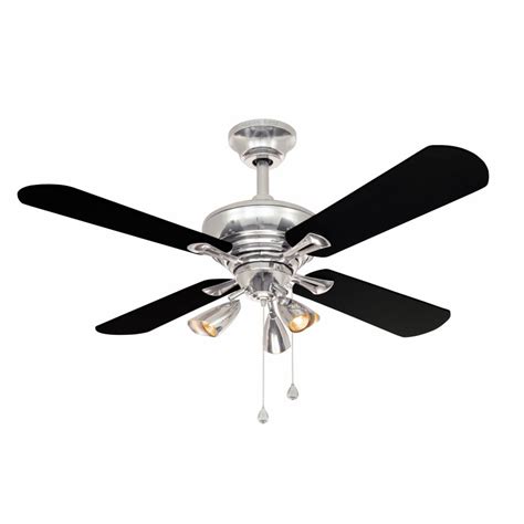 harbor breeze   downrod mount indoor ceiling fan  light kit  blade  lowescom