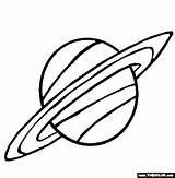 Saturn Planet Coloring Pages Outline Planets Cliparts Clipart Clip Printable Online Color Thecolor Labels sketch template