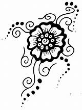 Henna Tattoo Printable Designs Flower Stencil Patterns Mehndi sketch template