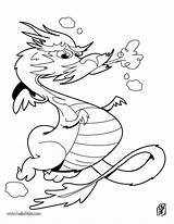 Dragon Coloring Pages Animal Printable Chinese Creation2 sketch template