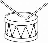 Instrumentos Molde Tambor Colorear Musicales Tablero Percusion Carnaval sketch template