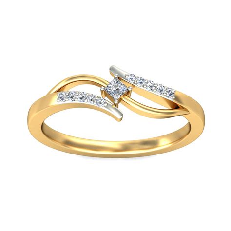 diamond engagement rings  women real  ct gold