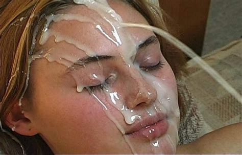 Huge Facial Girl Blasted With Massive Amount Of Cum All