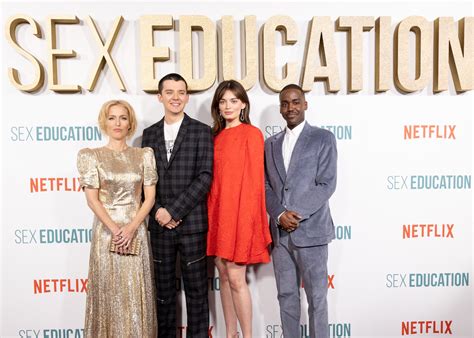 sex education season 2 premiere interviews asa butterfield gillian anderson and the cast on what