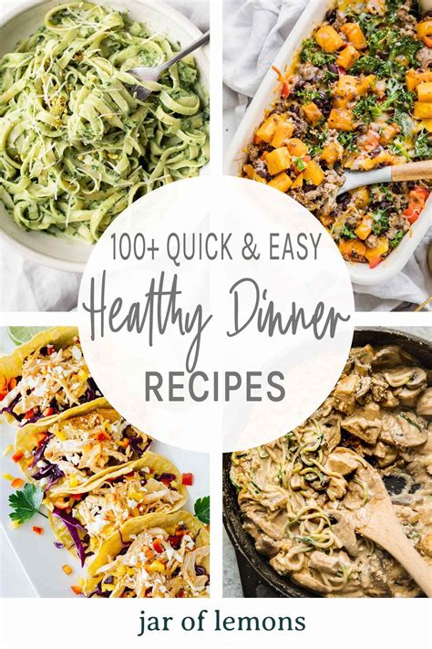 quick healthy dinners  minutes   recipe