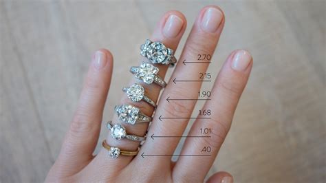 diamond carat weight size chart comprehensive guide  vlrengbr