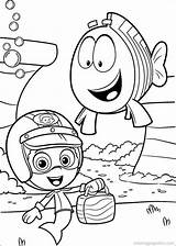 Coloring Pages Bubble Guppies Kids sketch template
