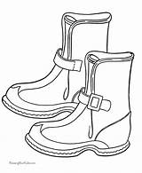Coloring Pages Winter Boots Print Color Rain Snow Kids Clipart Template Ages Help Library Printing Coloringhome sketch template