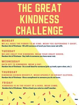 kindness week dress  days poster  amanda zambiasi tpt