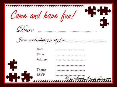 Free Printable Adult Birthday Party Invitations Clip Free Hot Sex Teen