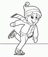 Ice Coloring Skating Pages Skater Kids Print Boy Clipart Drawing Template Winter Clip Figure Rink Hockey Getdrawings Sketch Popular Coloringhome sketch template