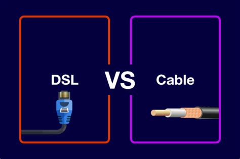 difference  dsl  cable internet planfinder