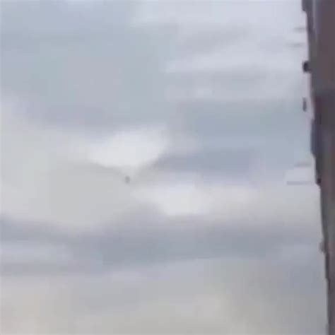 Bizarre Footage Of Humanoid Figure Spotted Floating In The Sky Before