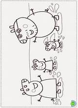 Peppa Pig Porquinha Colorir Partilhar Mensagem sketch template