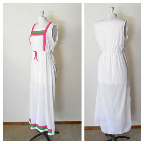 70s Nylon Nightgown Sleeveless Womens Nightgowns
