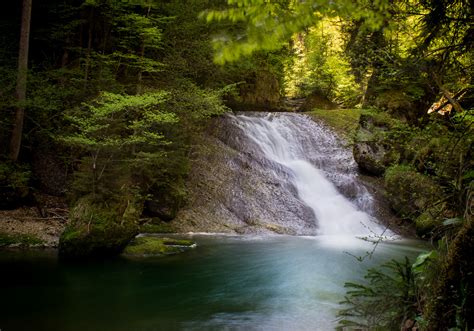 den tiefen der schlucht foto bild landschaft wasserfaelle bach